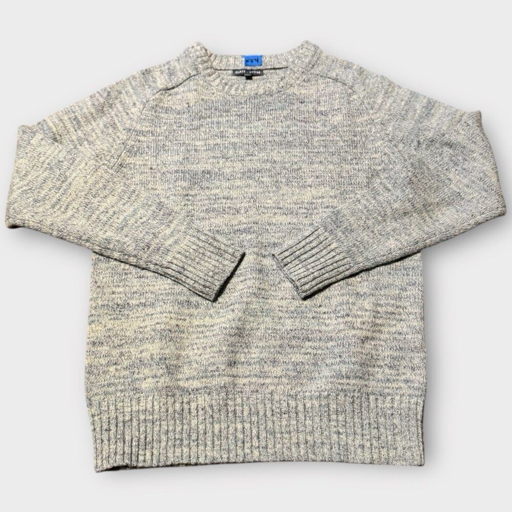 Slate & Stone Womens Size Medium Lamb Wool Long Sleeve Crew Sweater Multicolor